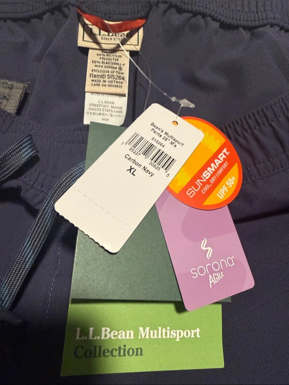 L.L. Bean Carbon Navy‎ Men's Multisport Pants